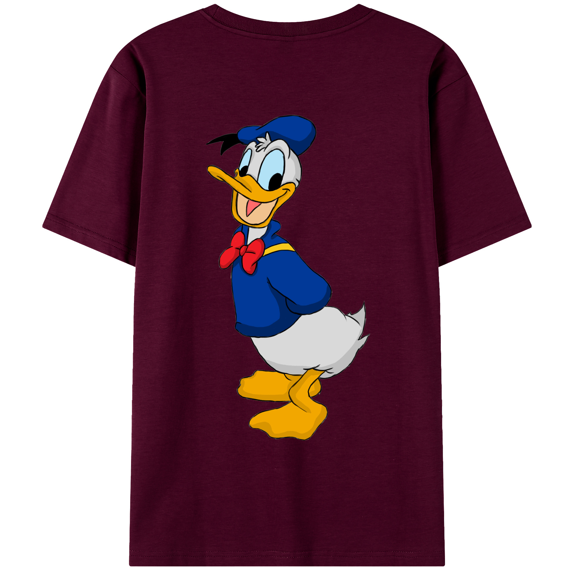 （画像用） ミッキーマウス Mickey Mouse レディース半袖Tシャツ(バックプリント)